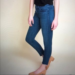3X1 frayed edge jeans